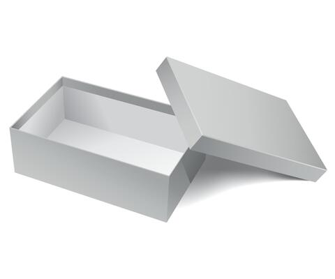 open box icon isolated