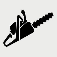 chainsaw icon isolated vector