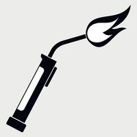 gas burner icon isolated vector
