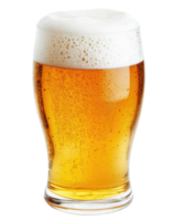 Glass beer mug with foam isolated on transparent background png