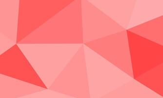 Light red flat polygon abstract shape. Irregular triangle pattern element texture design. Suitable for backdrop banner, cover, website, advertising, idea, decoration, page vector