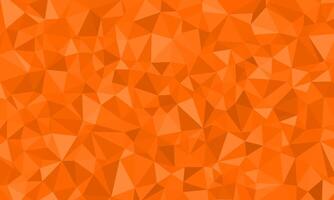 Orange flat polygon abstract shape. Irregular triangle pattern element texture design. Suitable for backdrop banner, cover, website, advertising, idea, decoration, page vector