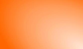 Blank abstract bright background design template. Modern orange gradient texture illustration for banner, room, decoration, studio, flier, advertisement, paper, surface, backdrop, website, branding vector