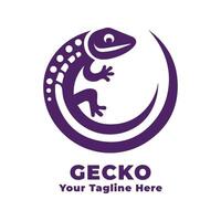 Gecko Simple Logo Design vector
