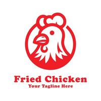 Logo Simple Fried Chicken Design vector