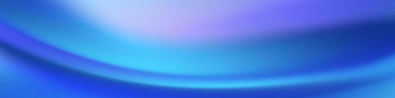 Abstract Blue Gradient Background Smooth Curves, Soft Hues, Digital Art vector