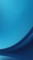 Abstract image featuring smooth, curved lines in varying shades of blue. vector