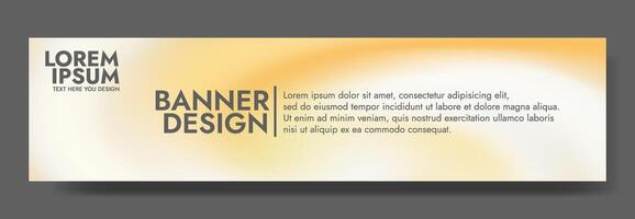 Elegant Yellow Gradient Background Template for Website vector