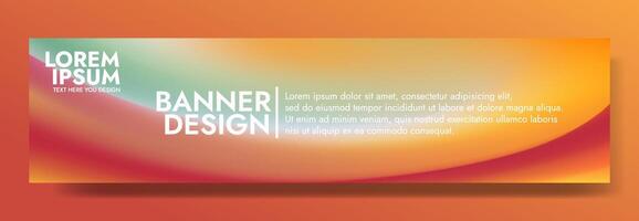 Abstract Gradient Background Template with Lorem Ipsum Text vector