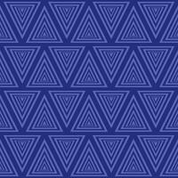 Dark blue Triangle geometric seamless pattern. vector