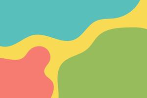 colorful abstract background with a yellow, green and pink shape vector