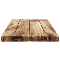 houten tafel top met hout structuur voor Product Scherm presentatie in transparant achtergrond, png