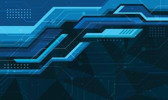 Futuristic technology background of abstract geometric shapes vector