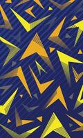 Modern background abstract geometric triangle pattern for sublimation jersey vector