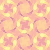 Round abstract geometric pattern and background. Seamless texture retro memphis style, fashion 80-90s. wrapper, wrapping vector
