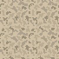 Digital camouflage. Brown sand halftone dots design style for clothing print. Seamless camo pattern. Military desert texture in dots shape. vector