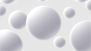3d sphere abstract background video