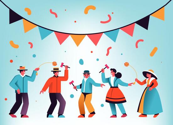 Festive Mood with Traditional Dance