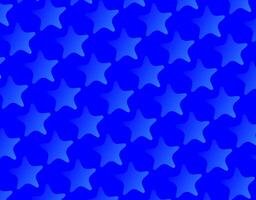 Electric Blue with Gradient Stars Pattern vector