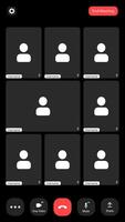 A phone with several people on it vector