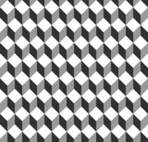 abstract cubes isometric seamless pattern with shadows vector