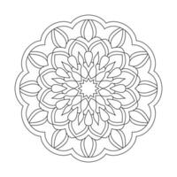 kids shape geometric patterns and vibrant colors mandala design vector