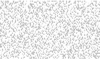 Abstract random grey squares. Background with monochrome pixel pattern. Mosaic wallpaper. vector