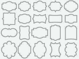 Shield set. Editable Stroke. Contains such icons as Badge, Award, Coat of Arms, Insignia, Privacy. vector