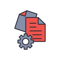 management icon. .Editable stroke.linear style sign for use web design,logo.Symbol illustration. vector
