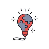 problem solving icon. .Editable stroke.linear style sign for use web design,logo.Symbol illustration. vector