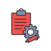 Organized icon. .Editable stroke.linear style sign for use web design,logo.Symbol illustration. vector