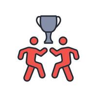 Collaboration icon. .Editable stroke.linear style sign for use web design,logo.Symbol illustration. vector