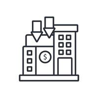 corporate collaboration icon. .Editable stroke.linear style sign for use web design,logo.Symbol illustration. vector