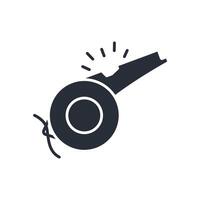 whistle icon. .Editable stroke.linear style sign for use web design,logo.Symbol illustration. vector