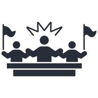 fans icon. .Editable stroke.linear style sign for use web design,logo.Symbol illustration. vector
