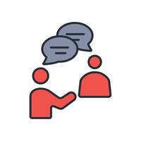 communication icon. .Editable stroke.linear style sign for use web design,logo.Symbol illustration. vector