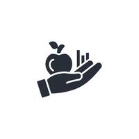 altruism icon. .Editable stroke.linear style sign for use web design,logo.Symbol illustration. vector