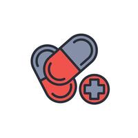 drug icon. .Editable stroke.linear style sign for use web design,logo.Symbol illustration. vector
