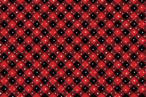 Red, White, Tartan Seamless Patterns with Label Frames. Patriotic Colors Background Textures Badges. Copy Space for Text. Set of Design Templates for Packaging, Covers or Gift Wrap. vector