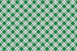 Green, White, Tartan Seamless Patterns with Label Frames. Patriotic Colors Background Textures Badges. Copy Space for Text. Set of Design Templates for Packaging, Covers or Gift Wrap. vector