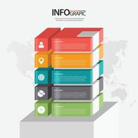 Creative infographic design showcasing data organization and visual communication concepts in a modern layout vector