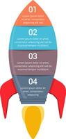 StartUp infographics with four steps vector