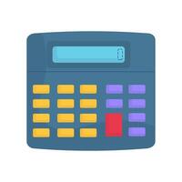 School calculator on isolated background. vector