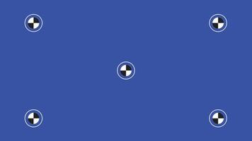 Blue screen background with tracking marker. vector
