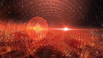 spiral of changing coordinates of space and time video