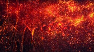cosmic crystallized energy shimmers with bright colors, rotating in space video