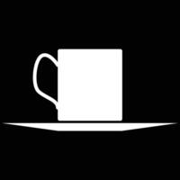 A simple coffee cup illustration, usually used for Turkish coffee, suitable for coffee shops and coffee house logo and signs and icon, also good for banners and print material and social media ads vector