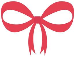 Red ribbon icon isolated on white background. vector