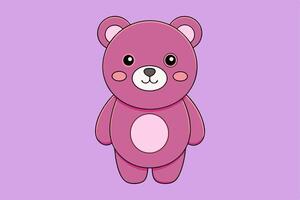 Adorable Bear Graphic For Web And Print , Premium Bear Illustration For All Creative Projects. This premium bear illustration features a cute and playful design perfect for print materials. vector
