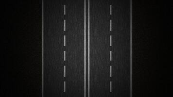 Motion over empty lanes of modern highway with markings video